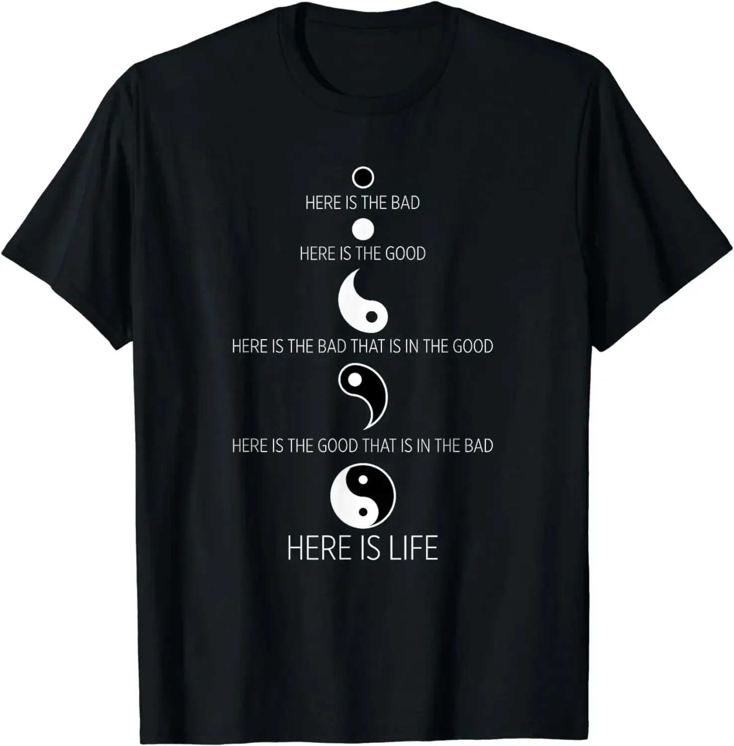 Chinese Yin-yang Bagua Tai Chi Clothes  Men Clothing  Camisas Buddist Life Yin Yang T-Shirt  men clothing  oversized t shirt