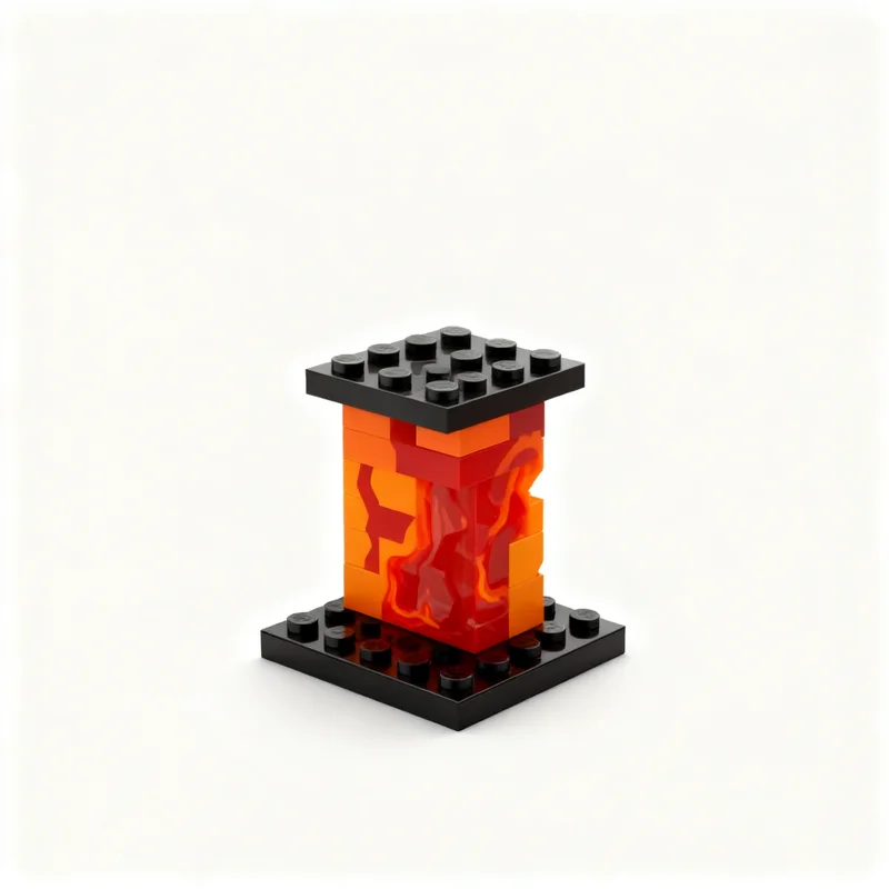 Art Craft Building - 372 peças MOC Star Battle Mustafar