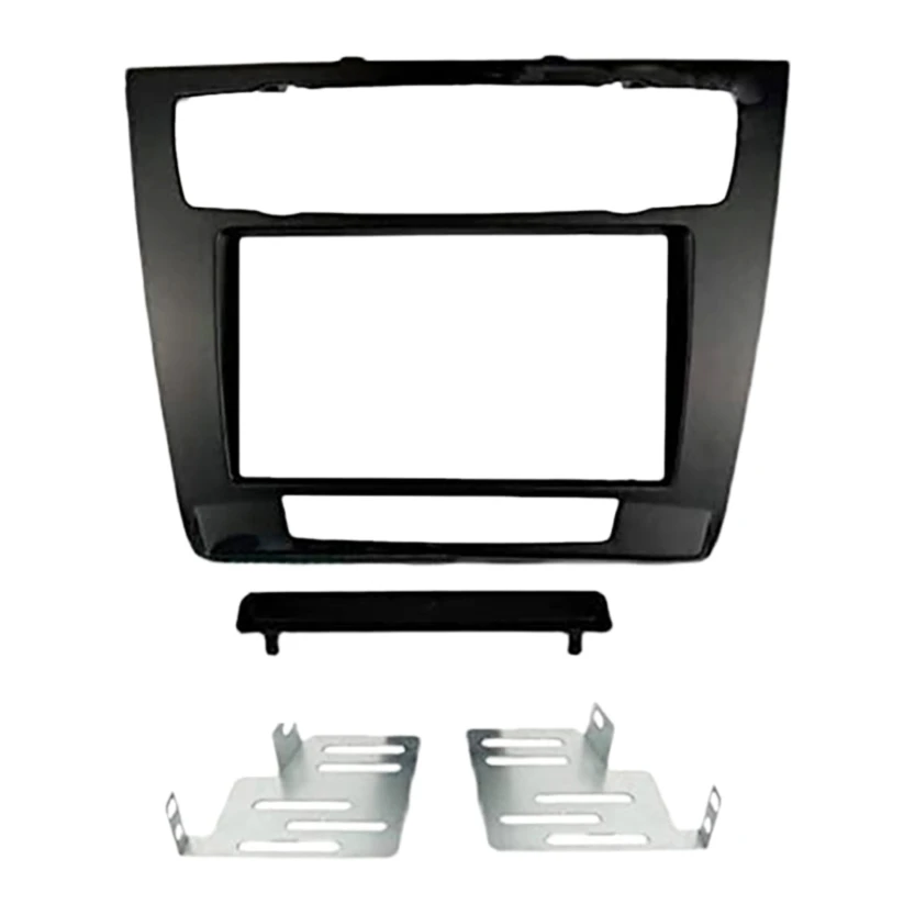 Car Radio Fascia Stereo Panel Trim Frame Plate Fit for -BMW 1 Series E81 E82 E87 E88 2007-2011