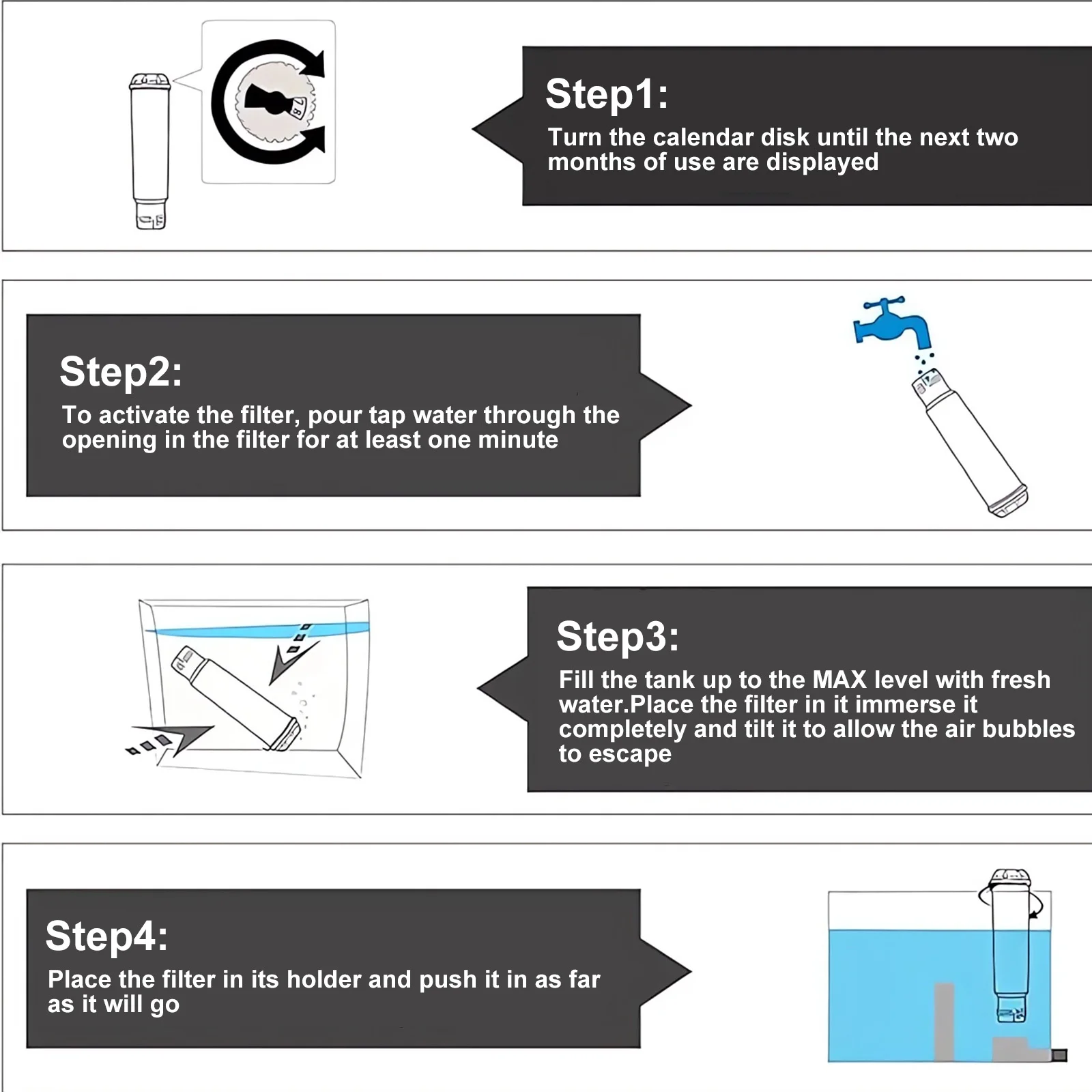 Cartuchos de filtro de agua para cafetera Melitta/Krups Claris F088 F088 01/Siemens TCZ60003 /AEG/Neff/Bosch TCZ6003, 10-1 Uds.