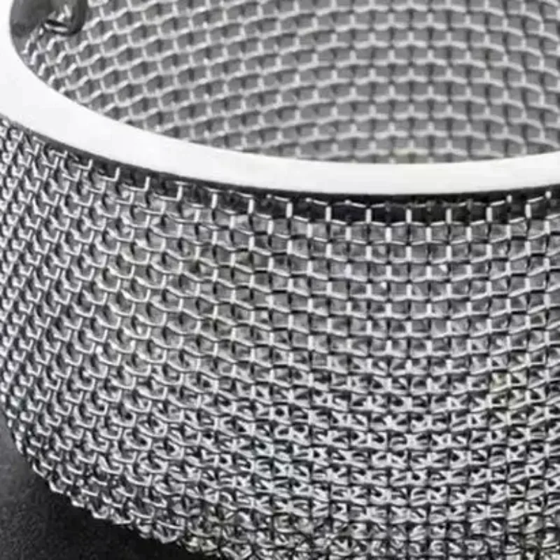 Stainless Steel Kitchen Sink Drain Strainer Fine Mesh Easy Lift Handle Prevents Food Waste Clogging Pipes For Daily Use