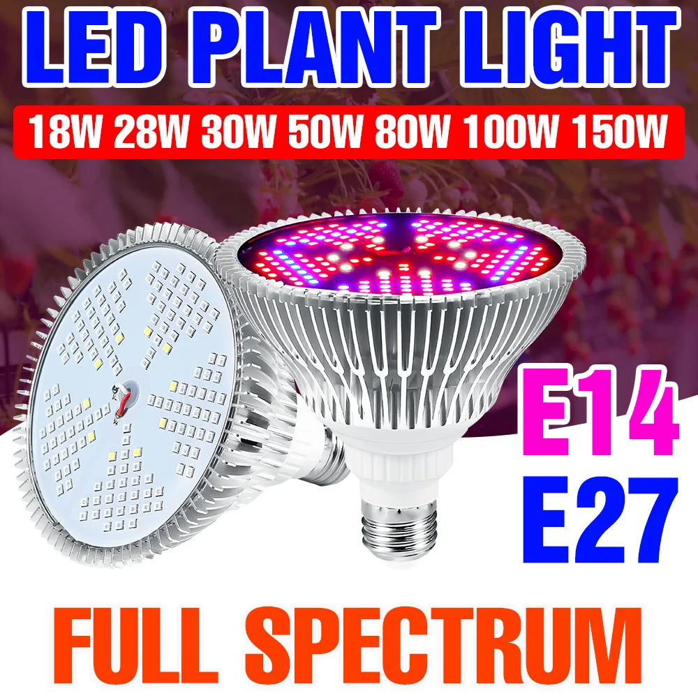 

Светодиодная лампа для растений 150 Вт, полный спектр, для выращивания в помещении, для суккулентов, цветов в горшках, для гроубоксов, дополнительное освещение, AC100-240V