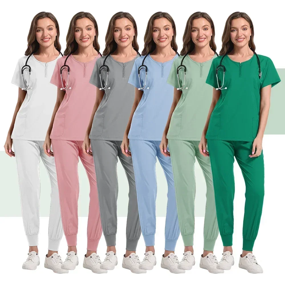 

Wholesale Operating Room Medical Uniform Scrubs Hospital Working Scrub Set Supplies Dental Nurse Suit Jogger Workwear