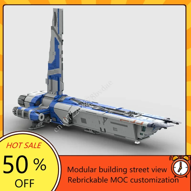 4726PCS Stinger Mantis Space War Military MOC SpaceShip Battle Model Custom Puzzles Architecture DIY Education Assembly Toy Gift