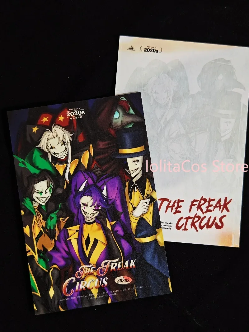 Овальный значок-брошь 93 мм «Шут» из серии «Цирк Фриков» (Пьеро, Арлекин, Шут), аниме-открытка, подарок на день рождения для девочки, реквизит для косплея, на Рождество