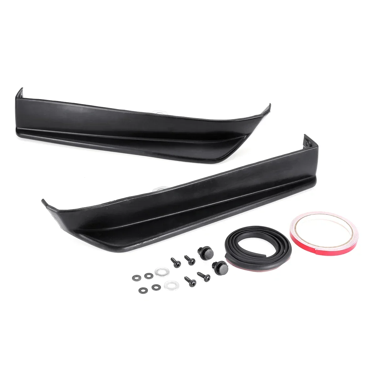 A Pair Car Rear Bumper Splitter Lip Diffuser Guard Cap Add-On Aprons Protection For Subaru Impreza WRX STI 2015-2018 Body Kit