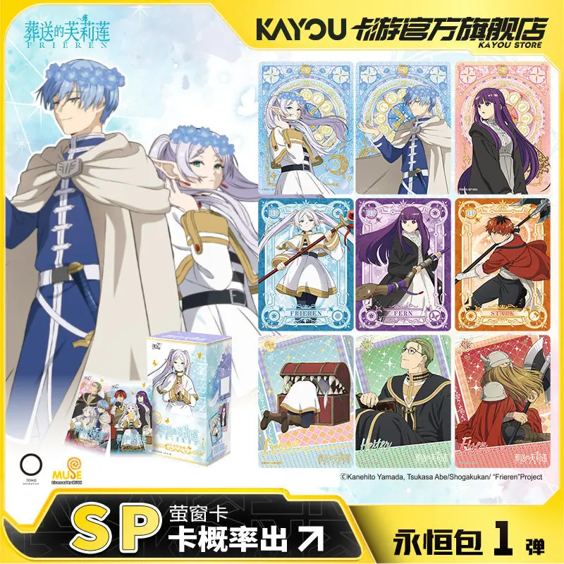 Tarjetas Coleccionables de Anime Kayou Frieren, Paquete Eternal, Volumen 1, Mercancía Oficial Auténtica para Coleccionistas de Anime