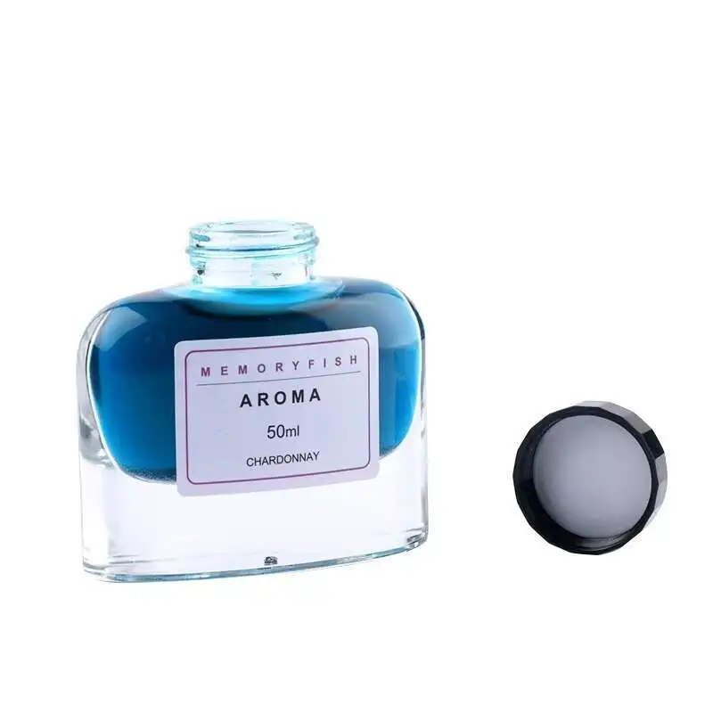 アロマエディションのディップパウダーペン,非カーボン,ストリップ付き,カラー,万年筆,インク50ml