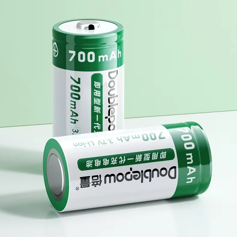 2pcs/lot Original 3.7V 700mAh CR123A Rechargeable Battery 16340 Lithium Ion Rechargeable Lithium Battery