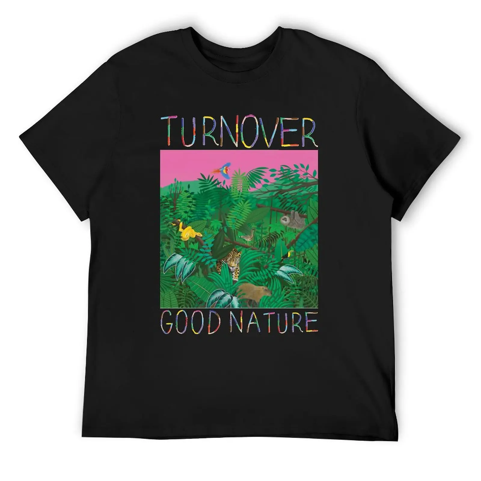 

TURNOVER BAND MERCH T-Shirt man clothes anime stuff custom shirt baggy shirts Men's clothing