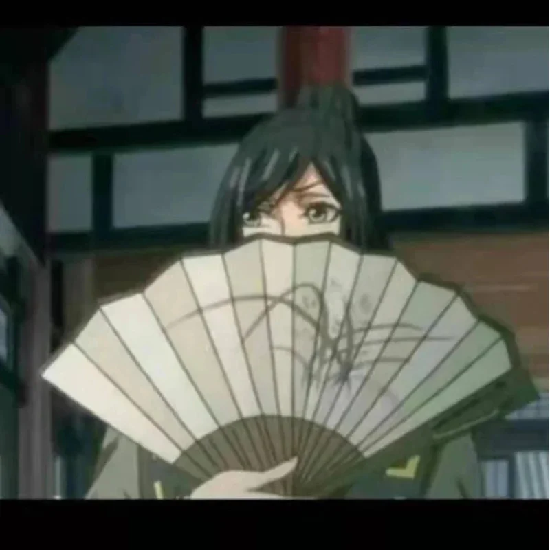 Anime Grandmaster of Demonic Cultivation Nie Huaisang Folding Handheld Antiquity Cool Dance Hand Fan Cosplay Costume Party Props