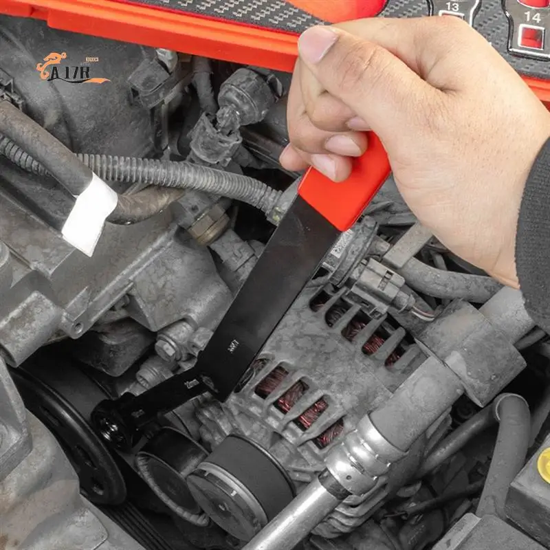 

A17R-Automobile Ratcheting Ldler Pulley Belt Tool Set Extension Rod Adjustable Disassembly Special Auto Repair Tools