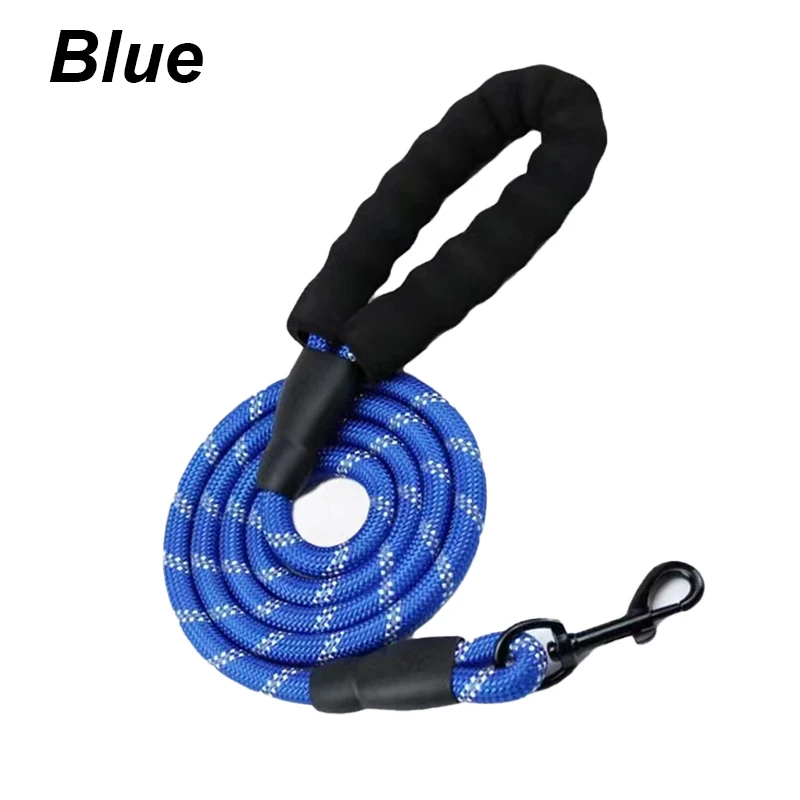 3M Pet Reflective Nylon Tow Rope Non Slip Foam Handle Pet Adjustable Towing Ropes Large MiddleSmall Dogs Outdoors Pet Supplies, image 8