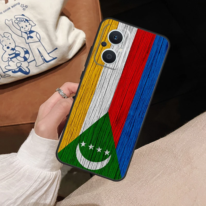 Comoros Flag Cover Phone Case For OPPO Reno 7 6 8 Lite 4 5 Z 2Z 8T OPPO Find X6 Pro X2 X3 Neo X5 Lite