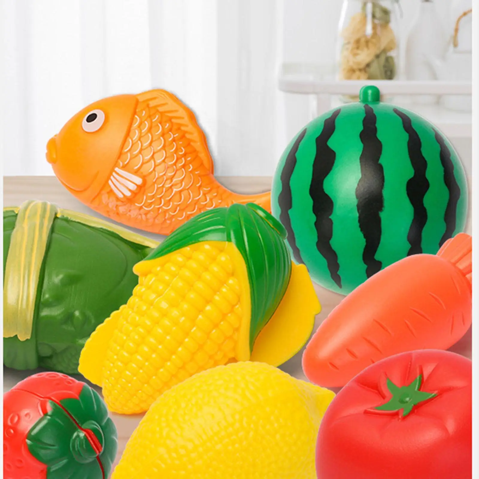 25 Pieces Kids Play Kitchen Toy Accessories Set Sturdy for Sweet Family Time Multifunctional Develop Fine Motor Skills Realistic