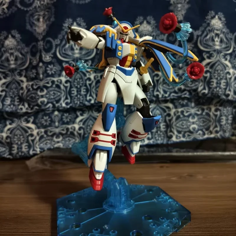 HG 1/144 Mobile Fighter G Rose Mech Assembly Model Kit Action Figure Desktop Decoration Doll Collectible Surprise Gift