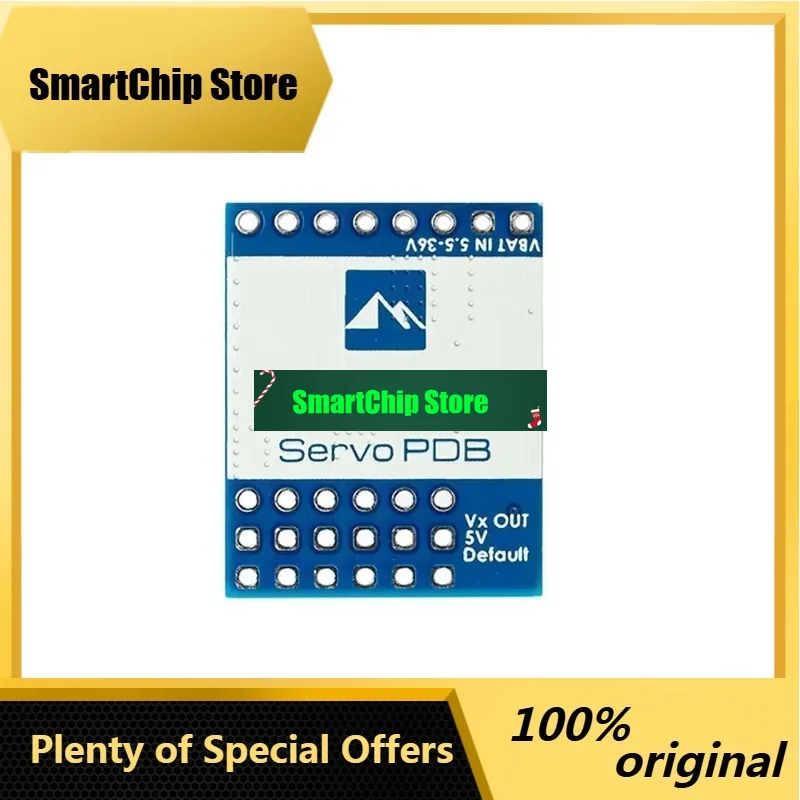 SmCp5PCS MATEK SERVO PDB Power Distribution Board With BEC 5.5-36V Input 5V 6V 7.2V 8.2V Adjustable Output For FPV RC Airplane