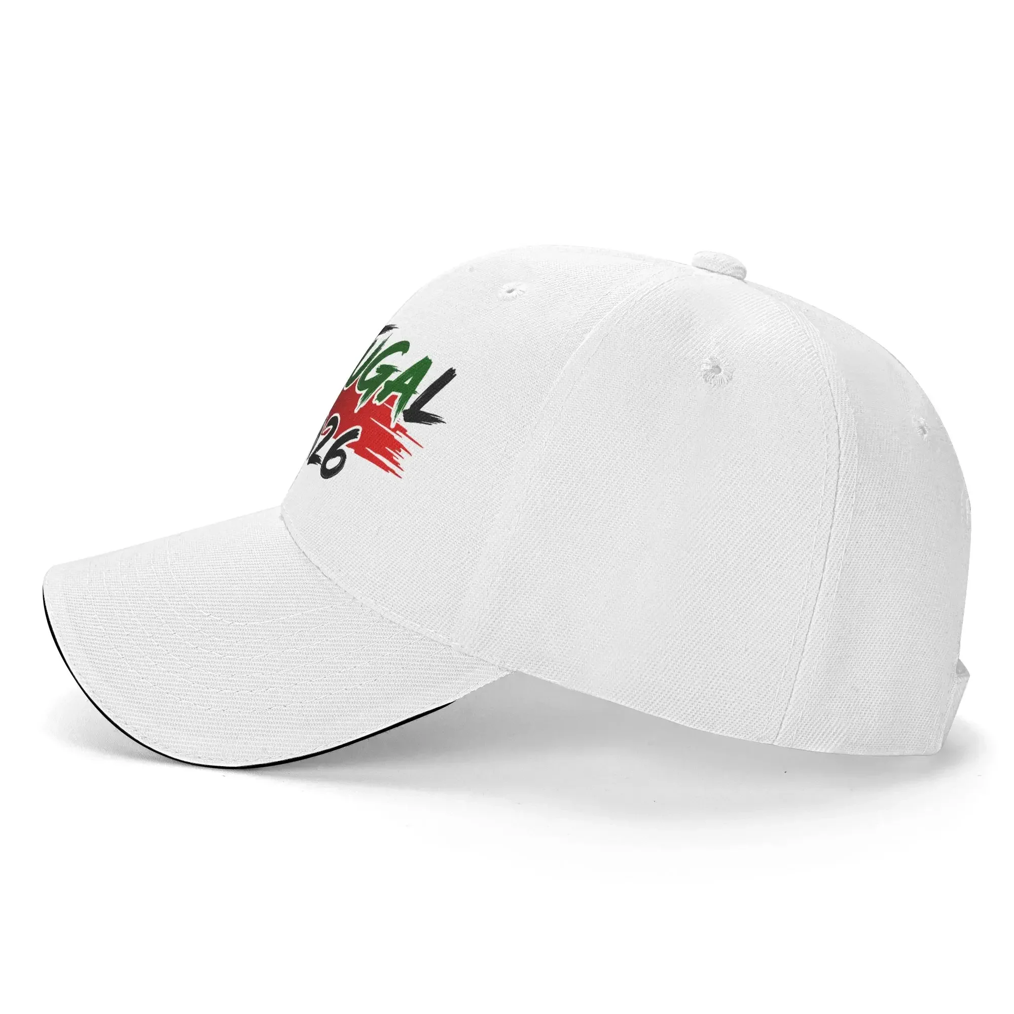 Customization Women Men Portugal Football Match 2026 Outdoor Hat Usa Canada Mexico Soccer Sun Cap New Baseball Cap Sunscreen