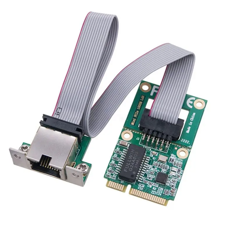 ABGN New Mini PCI-E Network Card 1000Mbps Gigabit Ethernet NIC Adapter RTL8111F PCI Express 10/100/1000M RJ45 LAN