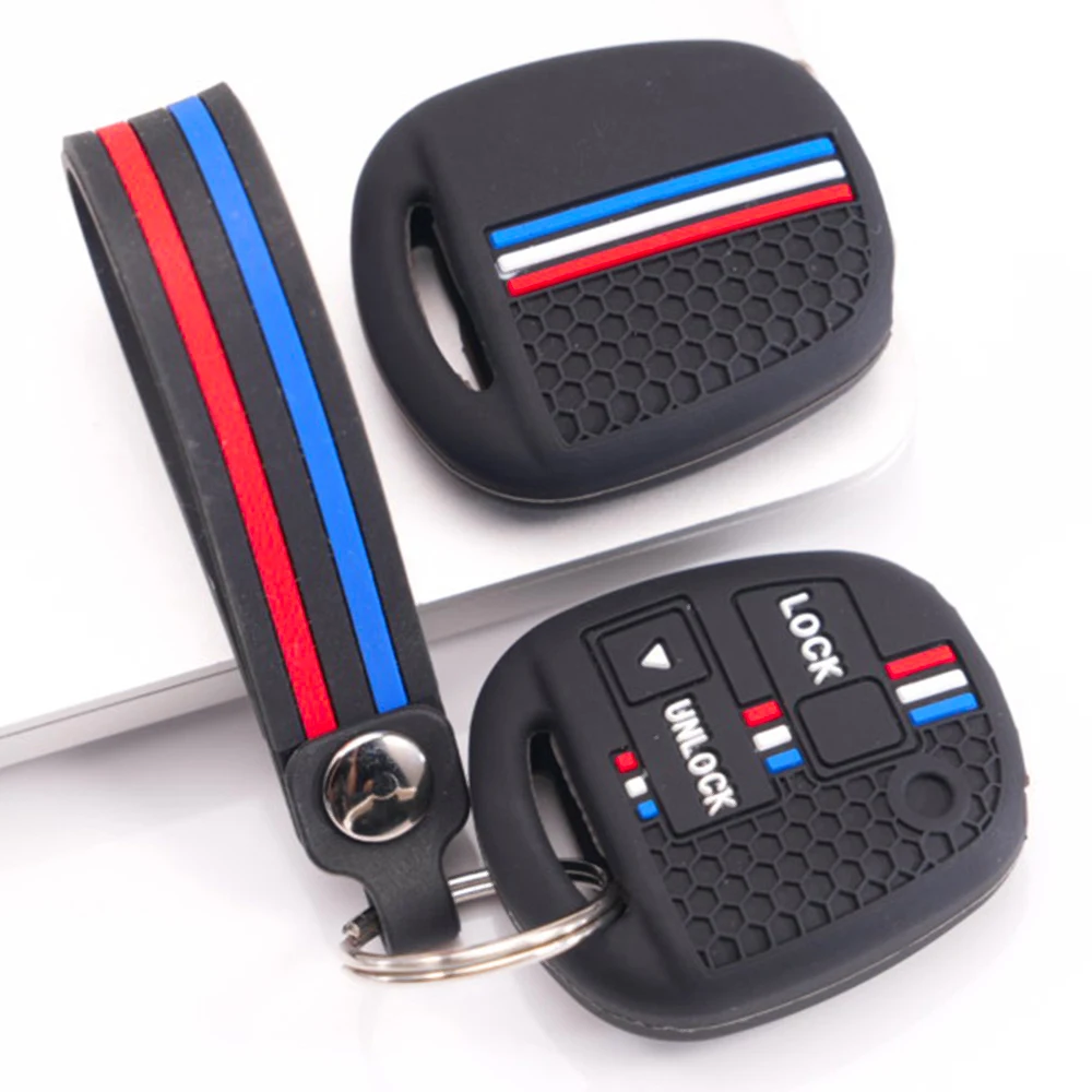 Smart Key Shell With Lanyard For Toyota Yaris Vios Corolla Camry RAV4 Prius Aqua Vitz Ractis Belta Wish Yaris X C-HR Reliable