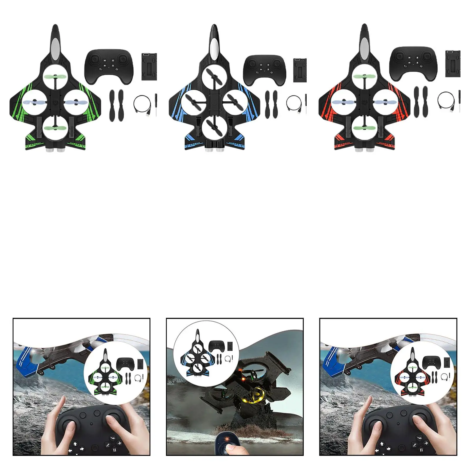 لعبة مقاتلة هدية طائرة رغوية RC للأعمار من 14 سنوات فما فوق للأولاد والأطفال والكبار #2