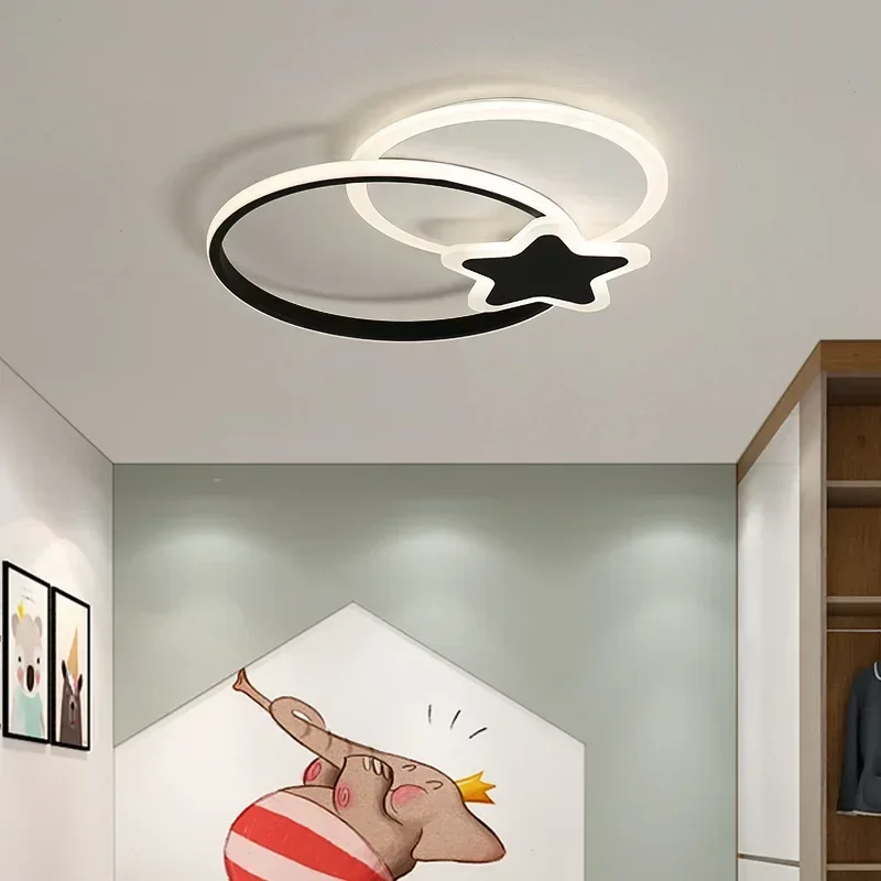 Lámpara de techo LED moderna para niños, dormitorio, sala de estar, comedor, estudio, pasillo, decoración interior del hogar, accesorio de iluminación Lustre