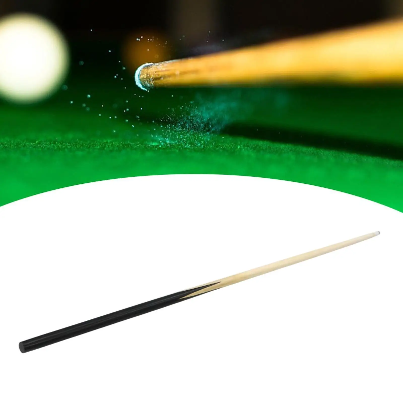 

Pool Cue for Kids Wooden Portable Billiards Rod Beginner Durable Stick for Home Training Games