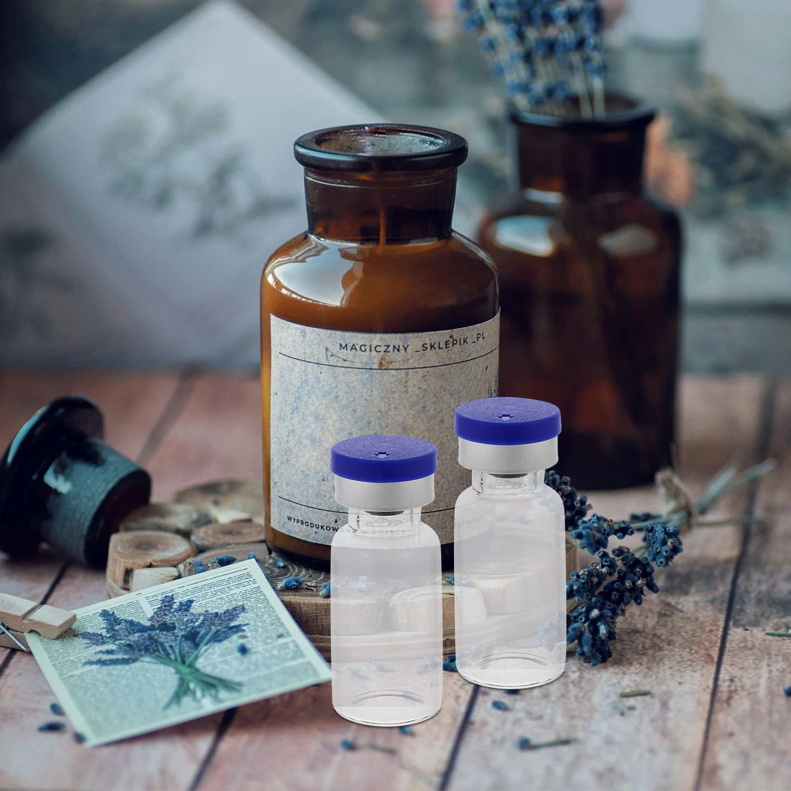 12pçs frascos de vidro pequenos, garrafas de amostra, recipientes de armazenamento à prova de vazamento, pó líquido portátil para frasco de vidro