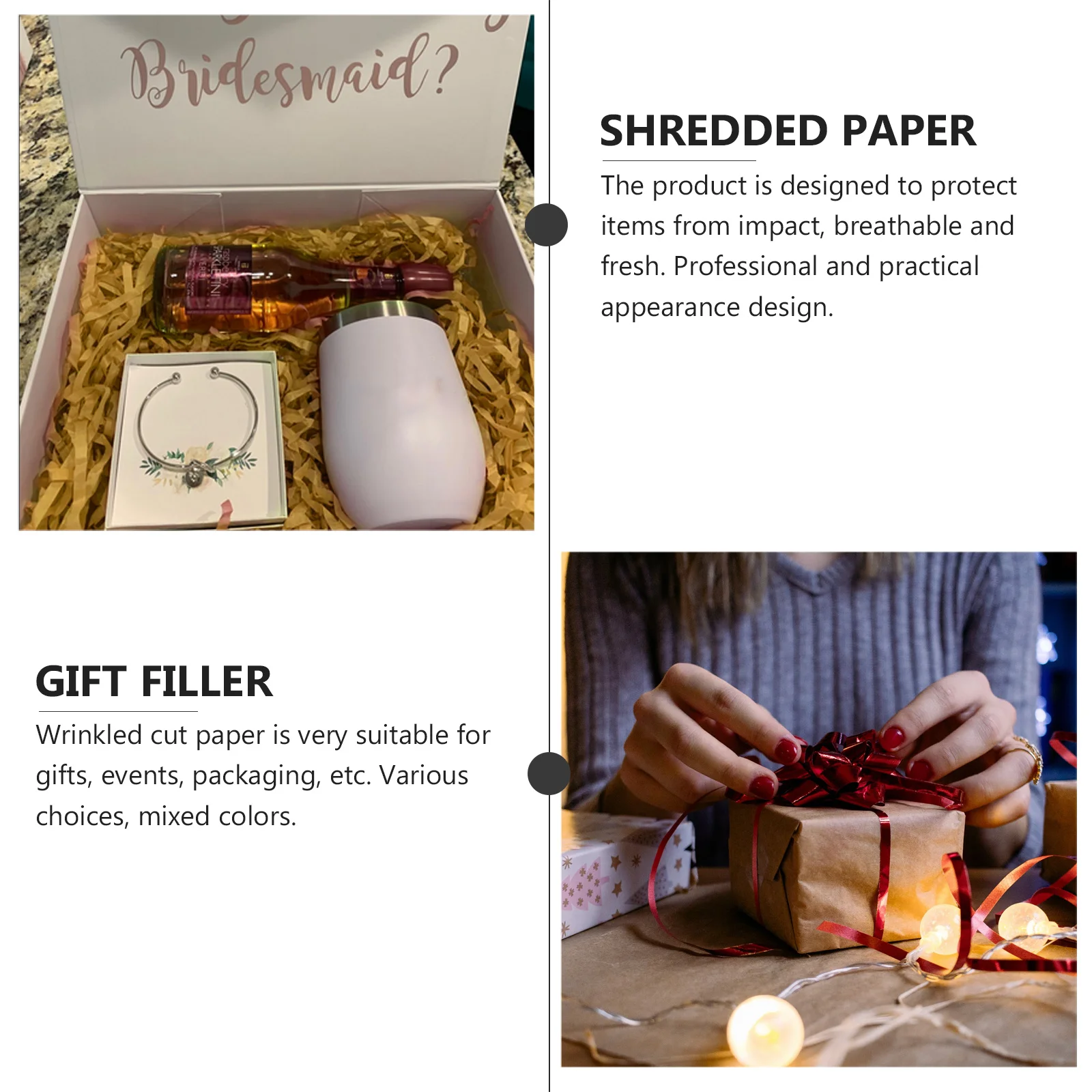 

3 Bundles Raffia Bundles Paper Packing String Pliable Strong Raffia Ribbon for DIY Craft Gift Wrapping Flower Bouquet Plant