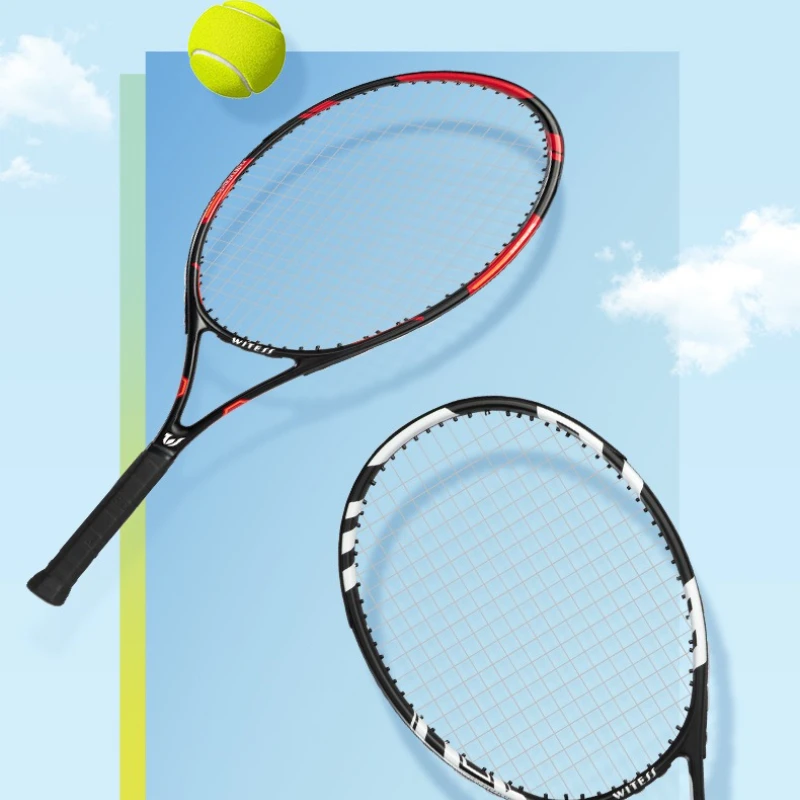 

‌Aerodynamic Full Carbon Fiber Racket,University Tennis Training Package,Unbreakable Rebound Base System