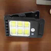 Clip On Solar Lights Outdoor Smart Sensor Security Umbrella Light 3 Modes Lamp Wall Decoration For Umbrella Camping Patio Gate