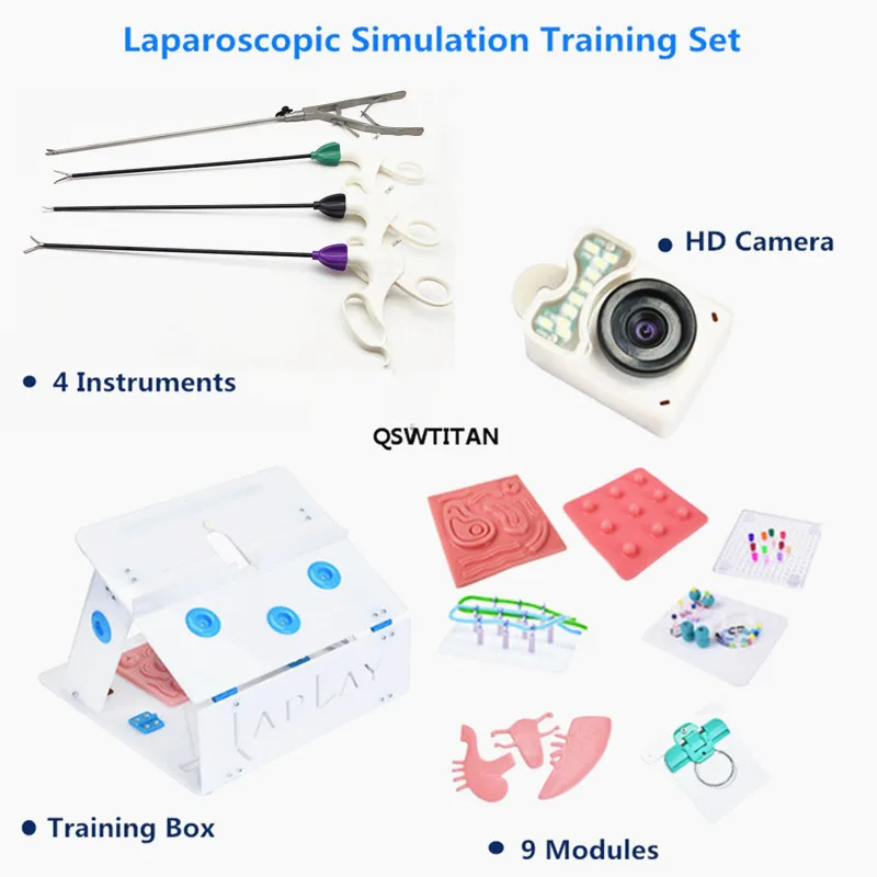 Laparoscopic surgery Simulated Training set Laparoscopy Trainer Surgical Instruments