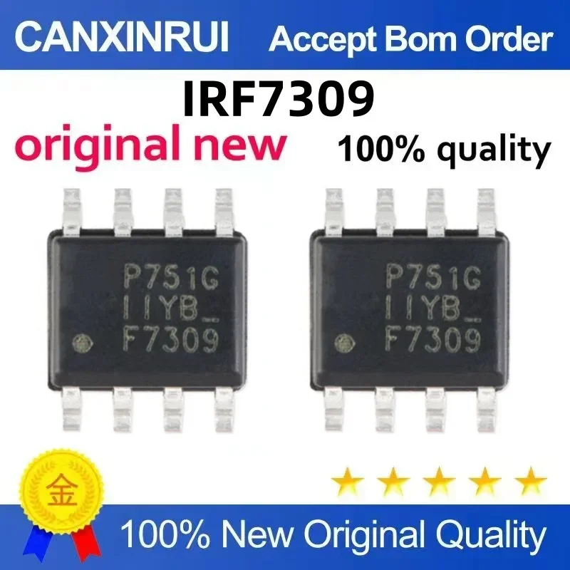 

(5-100 pieces) New IRF7309 IRF7309TRPBF F7309 SOP8 SMT MOSFET