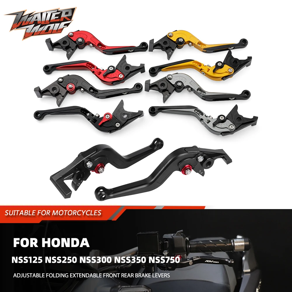 

Для Honda Forza 125 250 300 350 750 NSS125 NSS250 NSS300 NSS350 NSS750 ADV 350 X-ADV XADV 750 Короткие передние и задние тормозные рычаги
