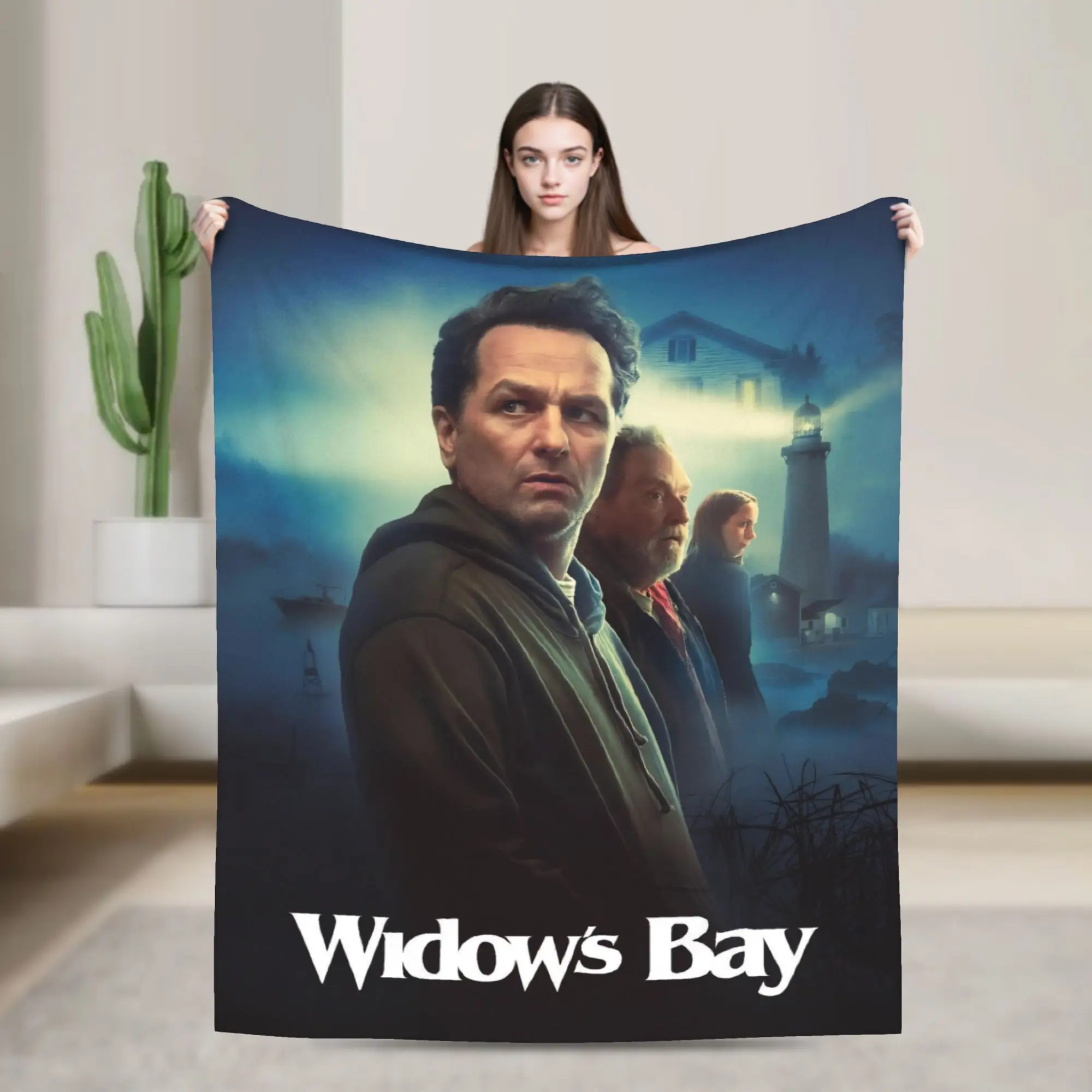 Widow's Bay Horror Movie 2026 Blanket Multi-size Soft Fuzzy Plush  Throw Blankets for Couch Sofa and Bed