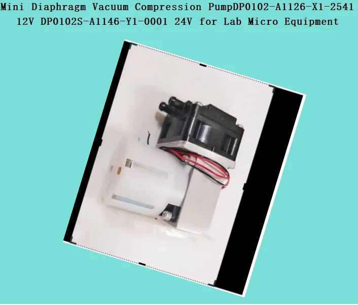 Mini Diaphragm Vacuum Compression PumpDP0102-A1126-X1-2541 12V DP0102S-A1146-Y1-0001 24V for Lab Micro Equipment