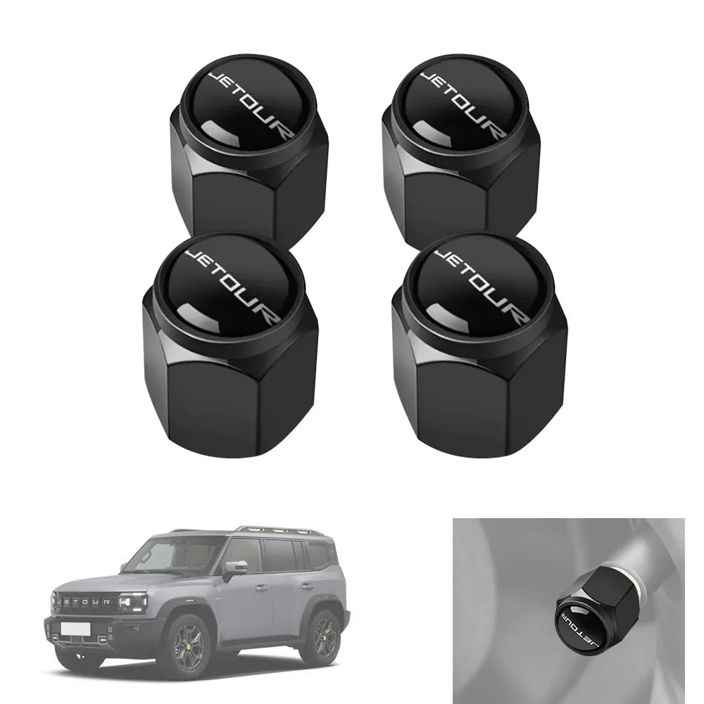 Plus Dashing T2 Car Wheel Tire Air Valve Caps Stem Cover With Brand Auto Accessorier Fit For Chery Jetour Traveller T2