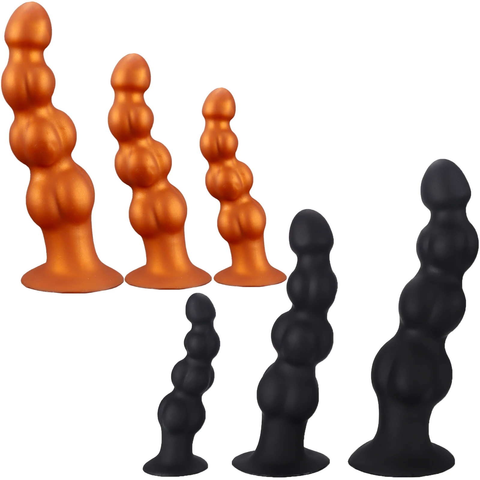 Soft Large Anal Beads Anal Plug Big Anal Butt Plug Training Expansion Dilator Prostate Massager For Gay Men Women Adult Sex Toys