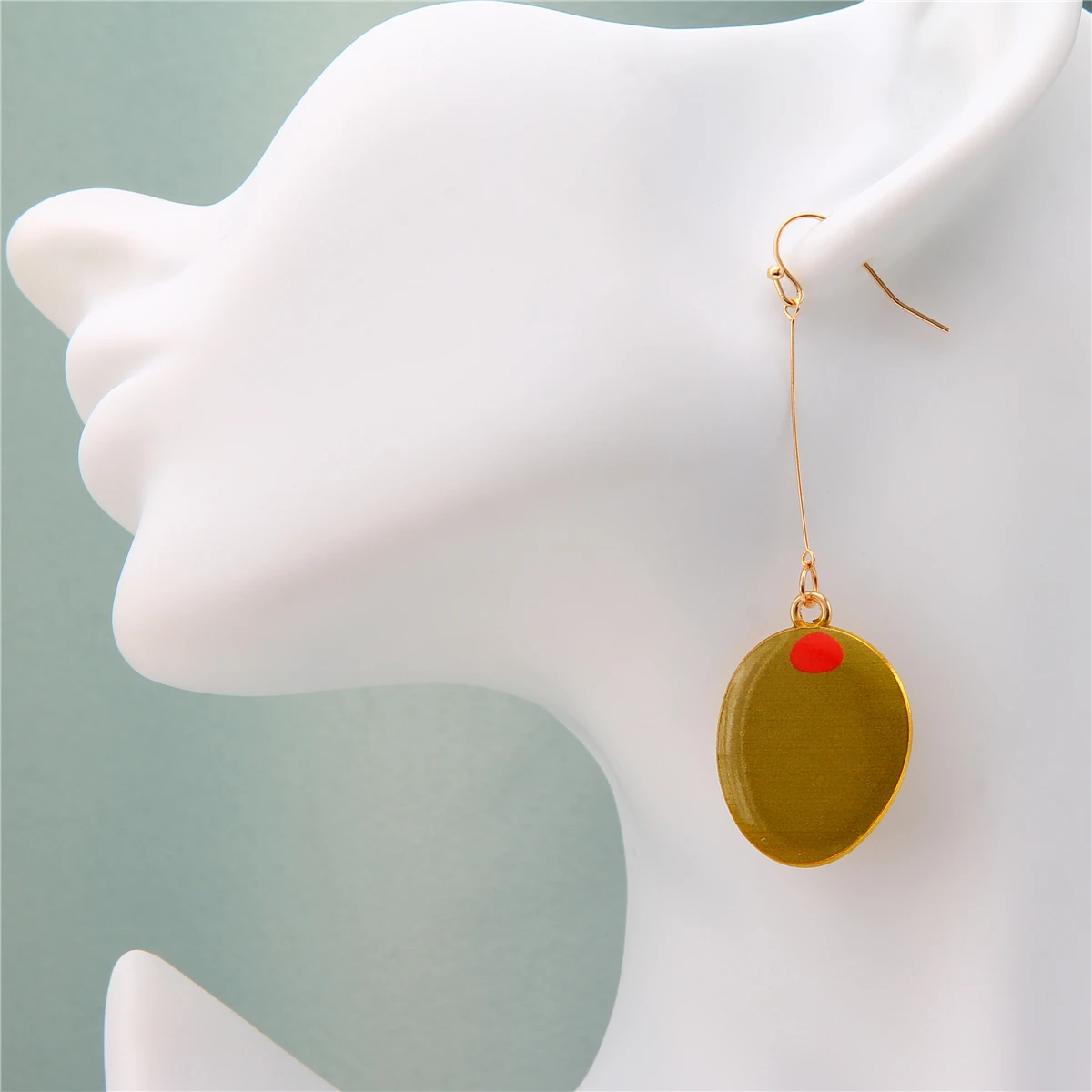 1 pair/2pcs fresh and sweet fruit series mini olive earrings Niche Fresh Trendy daily commuting daily gift recommendations