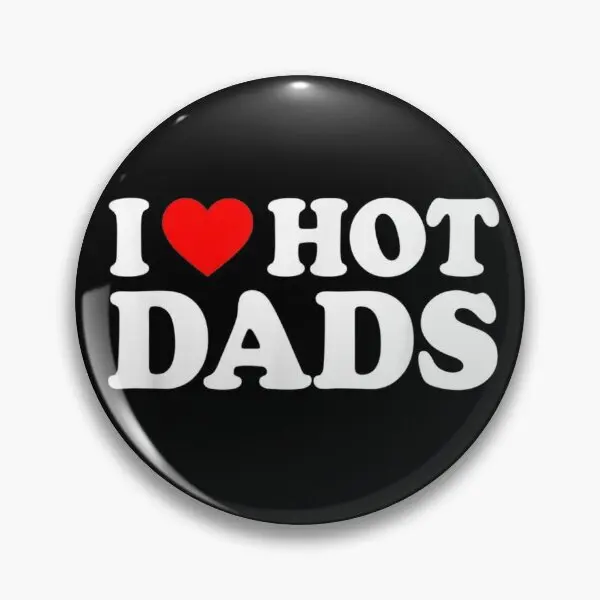 

Рубашка I Love Hot Dads I Heart Hot Dads S Мягкая булавка на пуговицах Креативная милая брошь для влюбленных одежды Декор Значок Нагрудный значок Металлическая шляпа