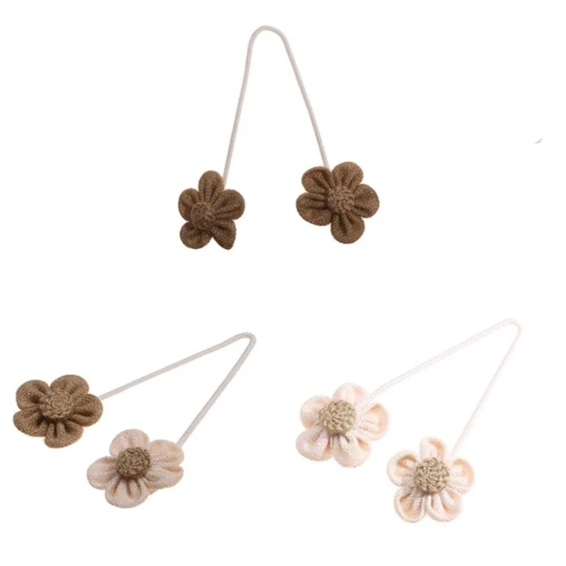 Flowers Without Punching Twisted Curtain Straps Tiebacks DIY Bag Decoration