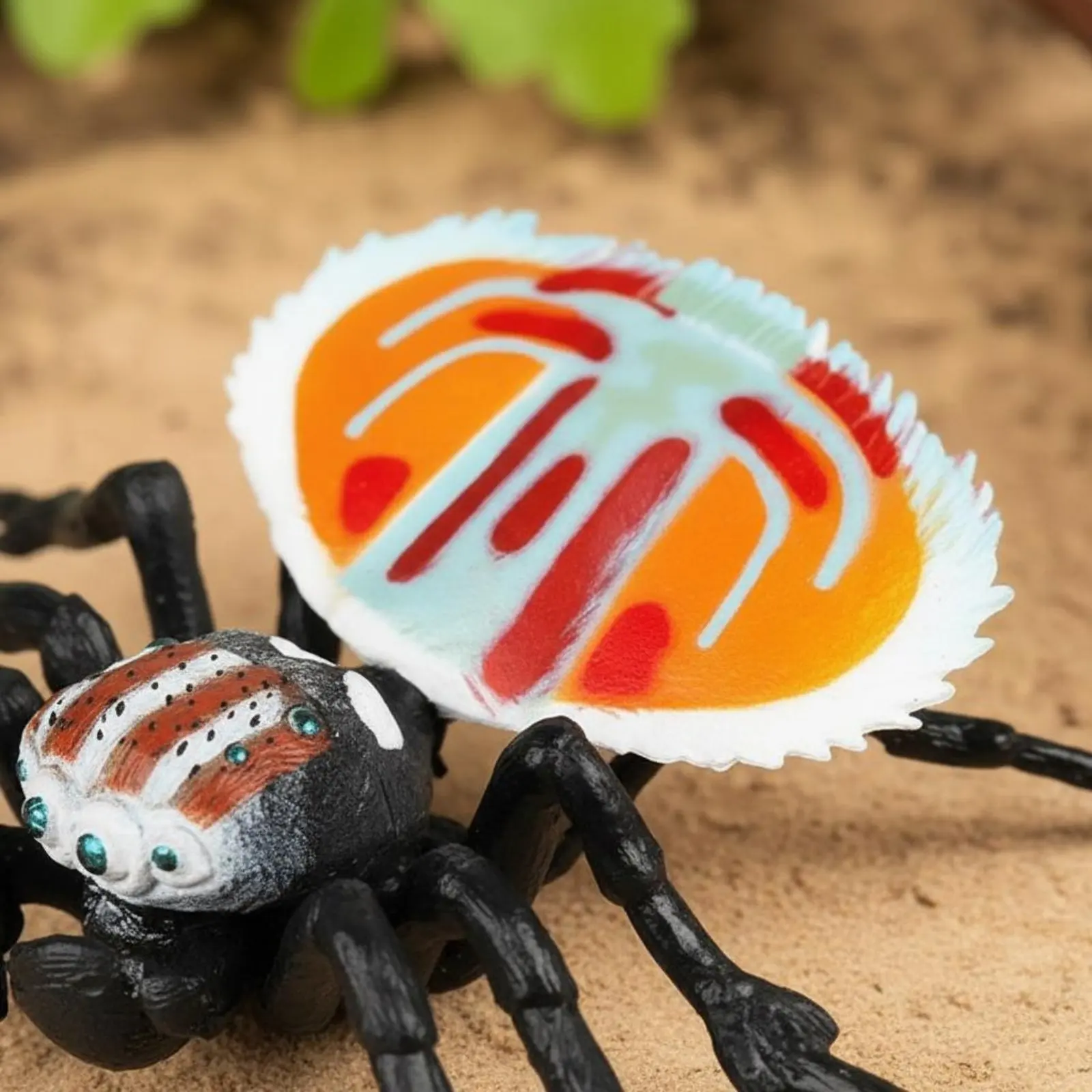 Plastic Toys Educational Plastic Figure Realistic Bug Figures Hand Painted Features Realistic Arachnid Toy for Gags