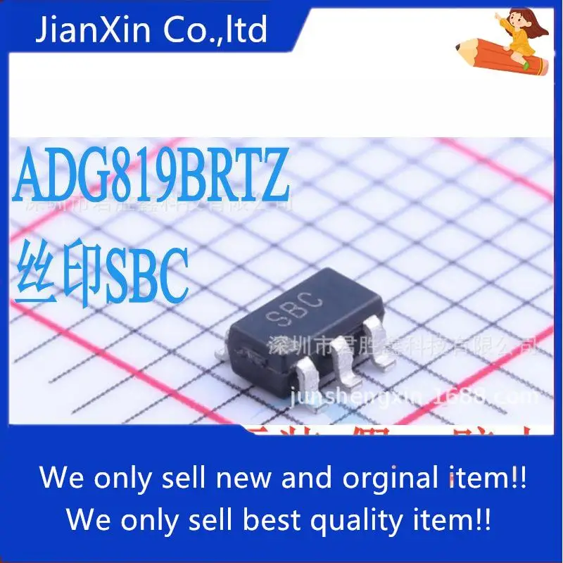 

10pcs 100% orginal new ADG819 ADG819BRT ADG819BRTZ Silkscreen SBC SOT23-6