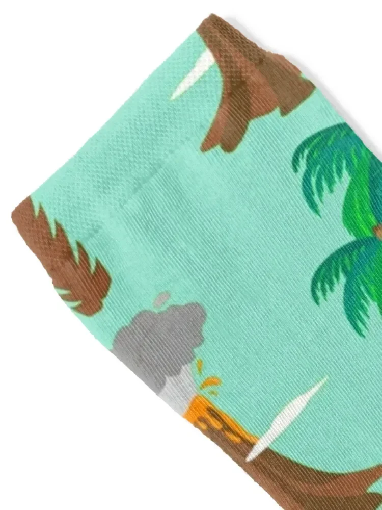 Volcano Pattern Socks Running FASHION aesthetic christmas gift Boy Socks Women's