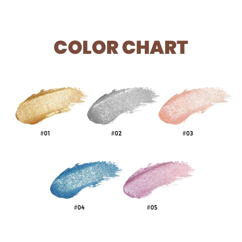 1 máscara de pestañas de colores, brillo fino perlado, máscara fácil de aplicar, sin gripe, voluminizadora, alargadora y rizada