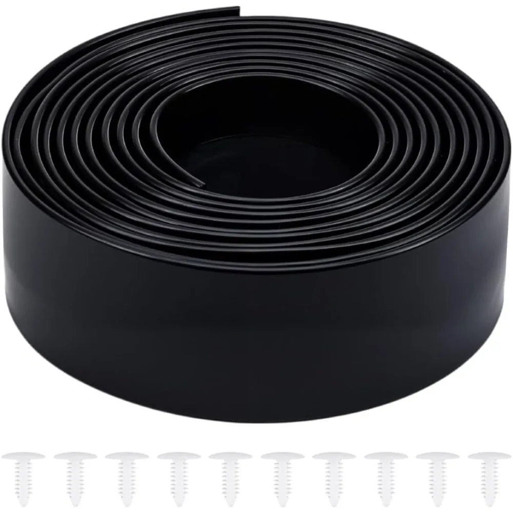 

10ft Black Vinyl Straps for Patio 1.8 Inch Replacement Straps with 10 Rivets for Patio Chair Furniture Garden Balcony Lounge