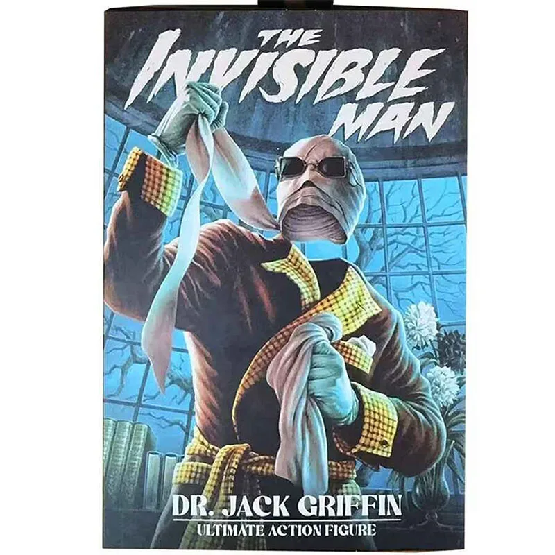 

NECA 04857 The Invisible Man Figure Universal Monsters Action Figuras 7-Inch Movable Model Doll Anime GK Statue Gift Original