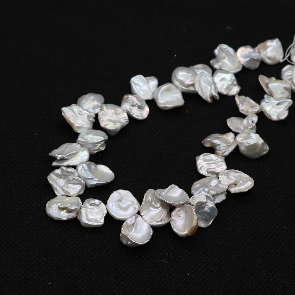 Natural Freshwater Special-shaped Baroque Big Petal Pearl 11-20mm Regenerated Bead Loose Beads Jewelry Wholesale