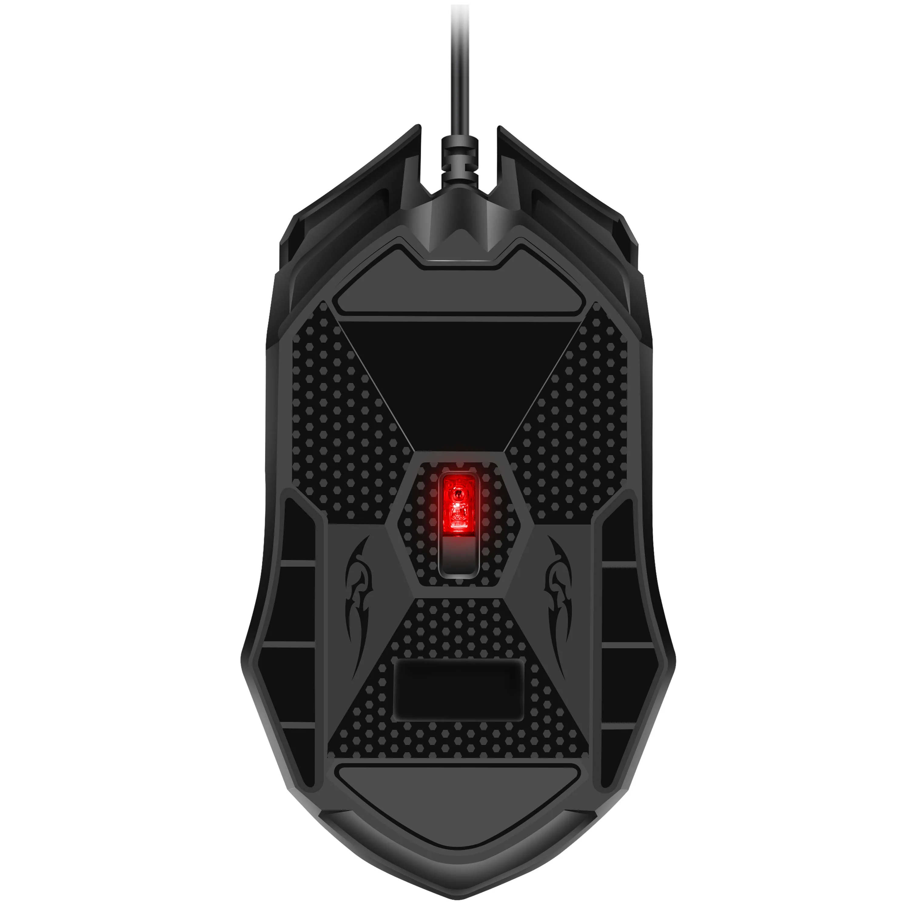 Bajeal D12 ماوس بصري سلكي USB بإضاءة خلفية عالي DPI مريح للألعاب وماوس مكتب متوافق مع أجهزة الكمبيوتر وأجهزة الكمبيوتر المحمولة