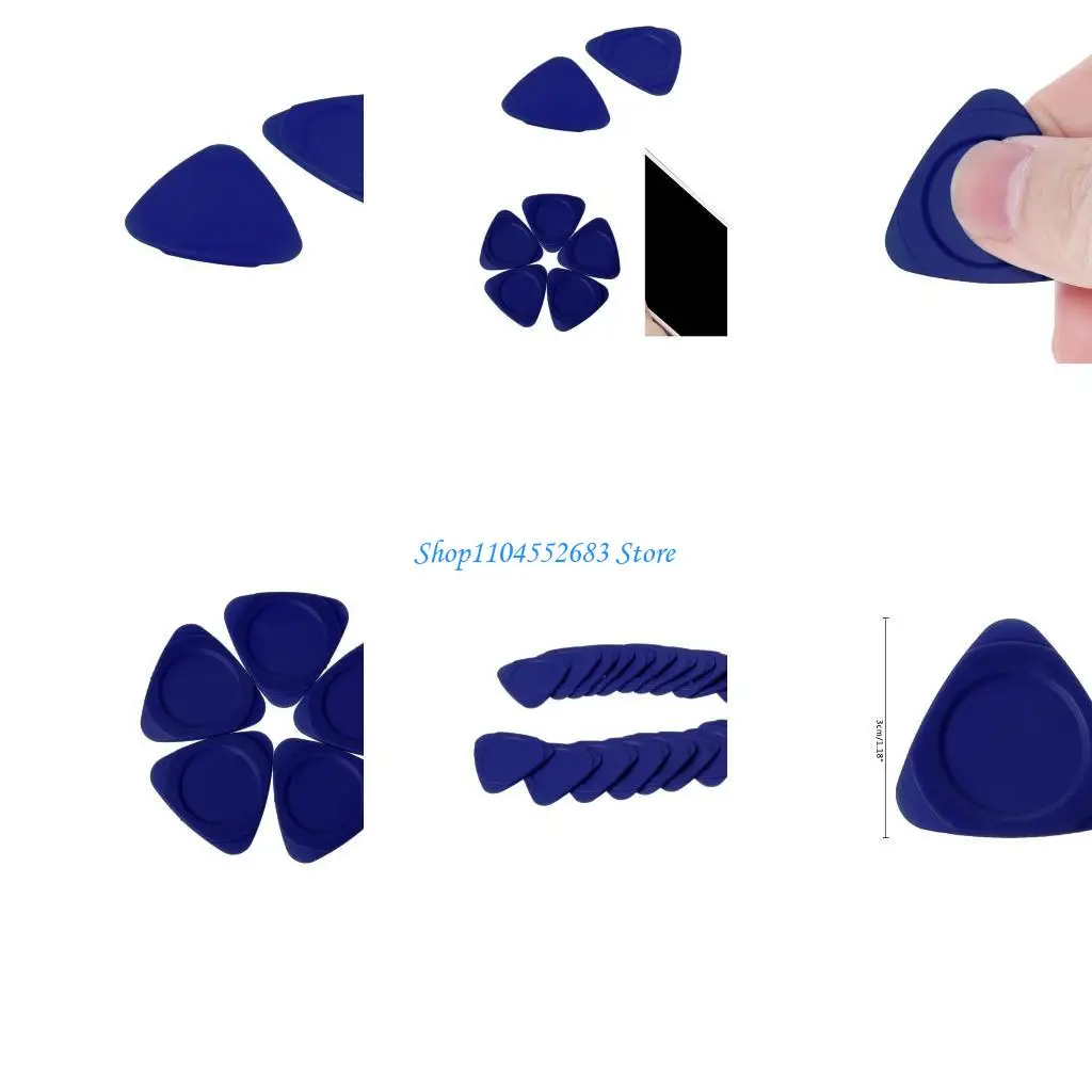 

Y6GD Phone Opening Tools Plastic Guitar Picks Pry Opener Compatible for iPhone Tablet PC Disassemble Repair Tool 20x